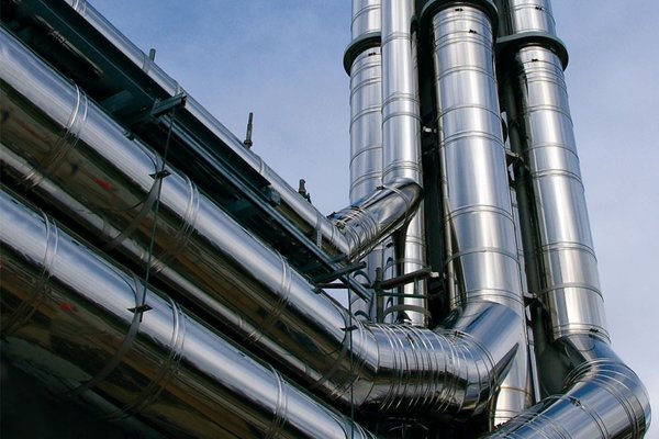 Фото металлических газоходов